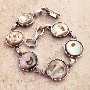 Vintage abalone bracelet